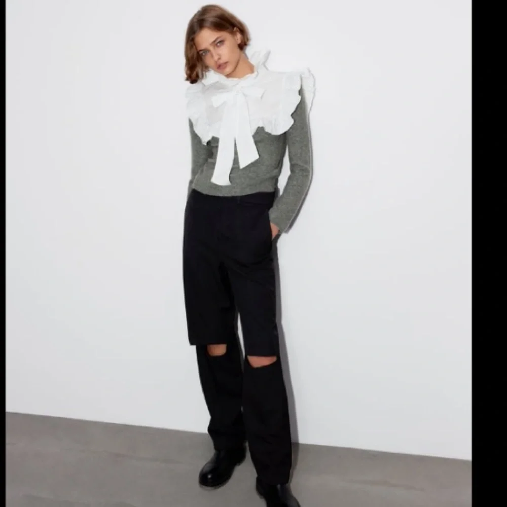 Zara combination knit sweater - Picture 2 of 6